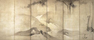 Pine and Plum by Moonlight by Kaiho Yusho
